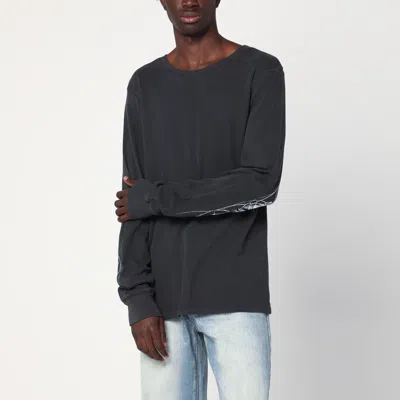 Basketcase Gallery Vintage Black Cotton Crewneck Sweater