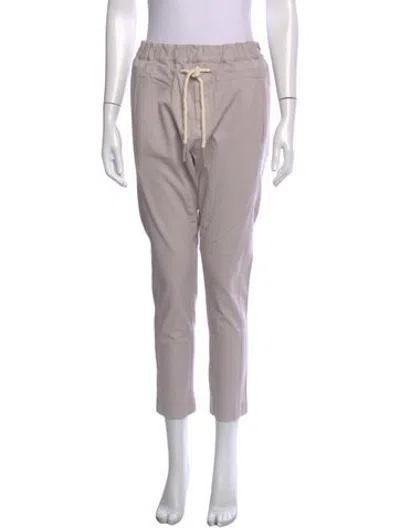 Pre-owned Bassike Straight Leg Pants In Purple