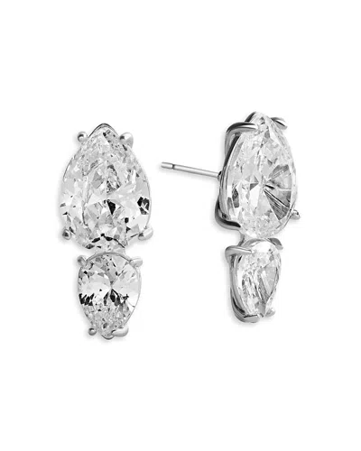 Baublebar Alessia Double Crystal Drop Earrings In Neutral