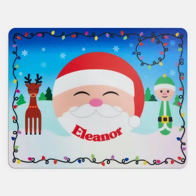 Baublebar Better Not Pout Kids' Custom Placemat In Blue