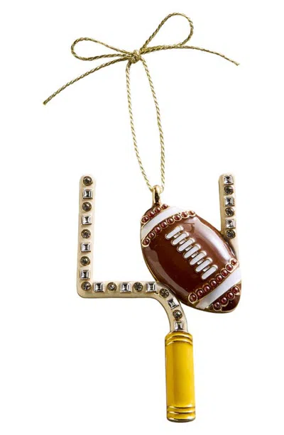 Baublebar Football Ornament In Brown