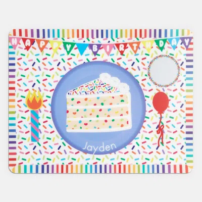 Baublebar Happy Birthday Kids' Custom Placemat In Multi