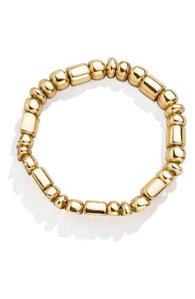 Baublebar Mixed Bead Stretch Bracelet In Gold
