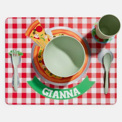 Baublebar Pizza My Heart Kids' Custom Placemat In Multi