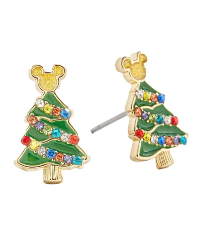 Baublebar Women's  Mickey Mouse Christmas Tree Earrings In Green