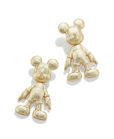 Baublebar Women's  Mickey Mouse Gold-tone Fleck 3d Earrings