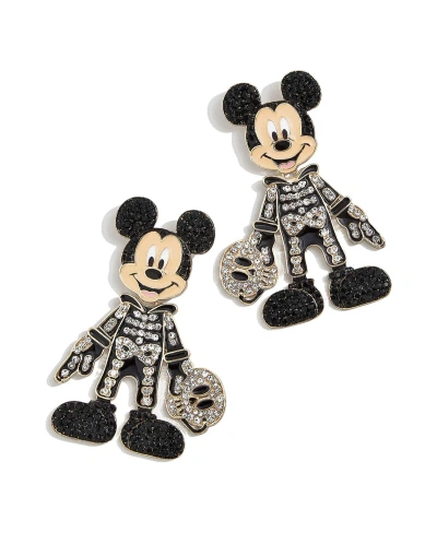 Baublebar Women's  Mickey Mouse Skeleton Earrings In Black