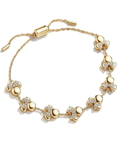 Baublebar Women's  Minnie Mouse Pull-tie Bracelet In Gold