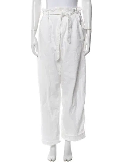 Pre-owned Baum Und Pferdgarten Wide Leg Pants In White