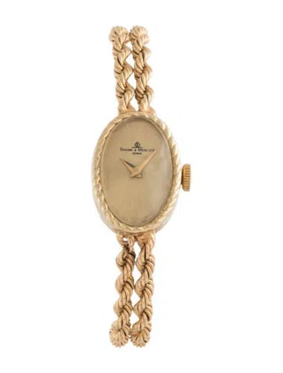 Pre-owned Baume & Mercier Classic Watch, 14mm In Multicolor