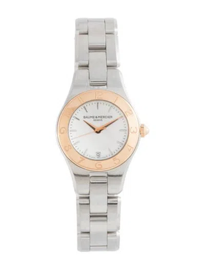 Pre-owned Baume & Mercier Linea Watch, 27mm In Multicolor