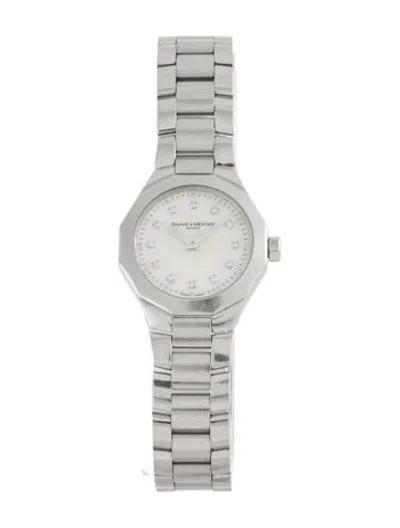 Pre-owned Baume & Mercier Riviera Mini Watch, 22mm In Multicolor