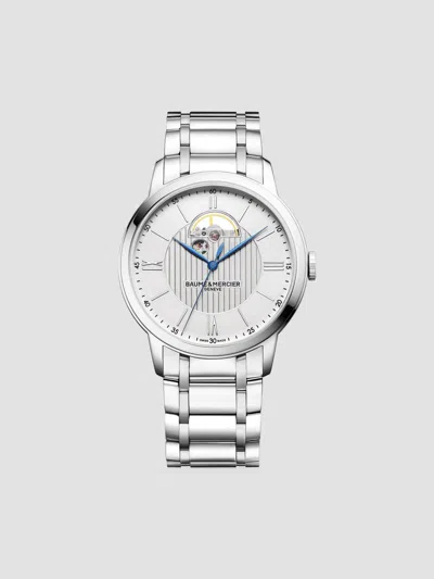 Baume & Mercier Women's Classima Stainless Steel Bracelet Open Balance Aperture Watch