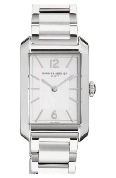 Baume & Mercier Hampton Bracelet Watch, 43mm In Metallic