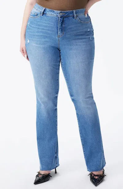 Bayeas Low Rise Bootcut Jeans In Blue