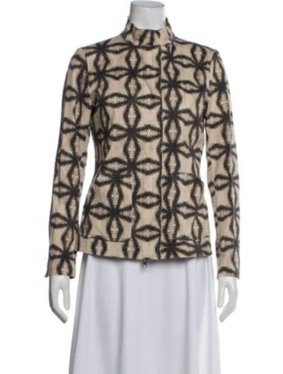 Pre-owned Bazar Deluxe Patterned Jacket In Neutrals