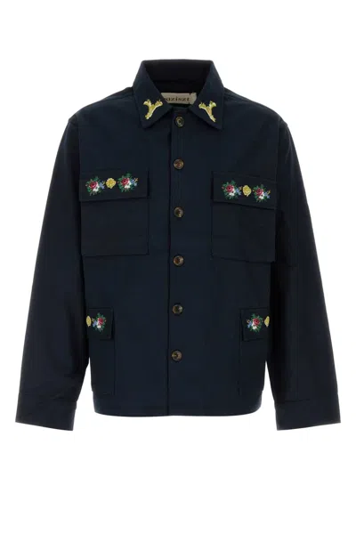 Baziszt Oxford Pine Shirt In Blue