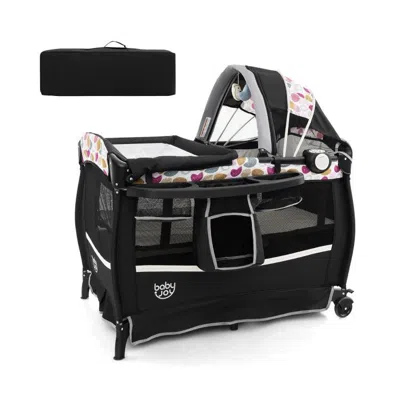 Bbtee 4 In 1 Portable Pack And Play Baby Nursery Center With Bassinet