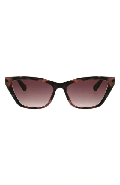 Bcbg 56mm Cat Eye Sunglasses In Brown