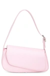 Bcbg Asymmetric Flap Shoulder Bag In Pink Sorbet