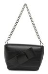 Bcbg Bow Detail Mini Shoulder Bag In Black