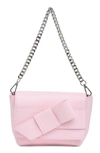 Bcbg Bow Detail Mini Shoulder Bag In Pink