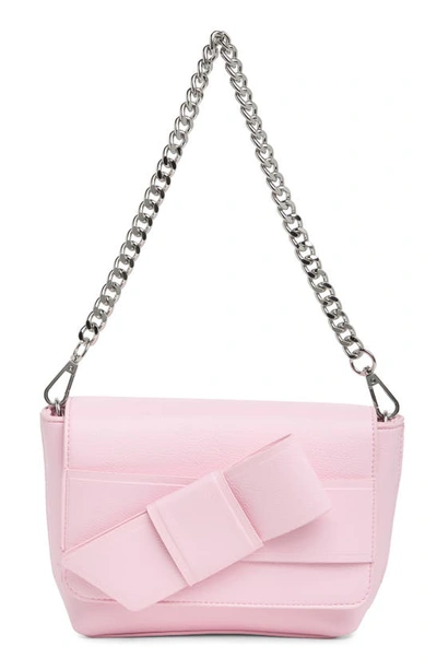 Bcbg Bow Detail Mini Shoulder Bag In Pink