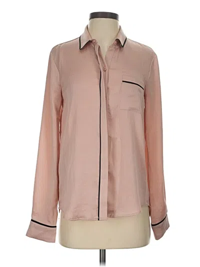 Pre-owned Bcbgeneration Long Sleeve Blouse In Pink