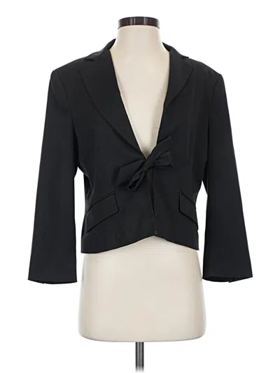 Pre-owned Bcbgmaxazria Blazer Jacket In Black