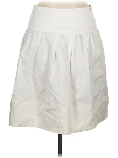 Pre-owned Bcbgmaxazria Casual Skirt In Ivory