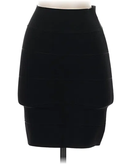 Pre-owned Bcbgmaxazria Formal Skirt In Black