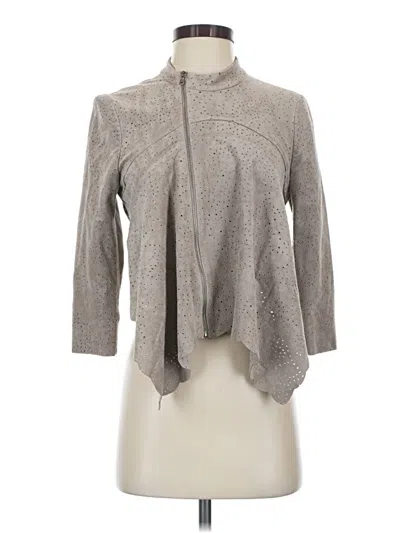 Pre-owned Bcbgmaxazria Jacket In Gray