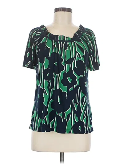 Pre-owned Bcbgmaxazria Short Sleeve T-shirt In Green