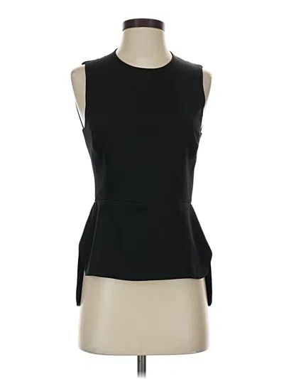 Pre-owned Bcbgmaxazria Sleeveless Blouse In Black