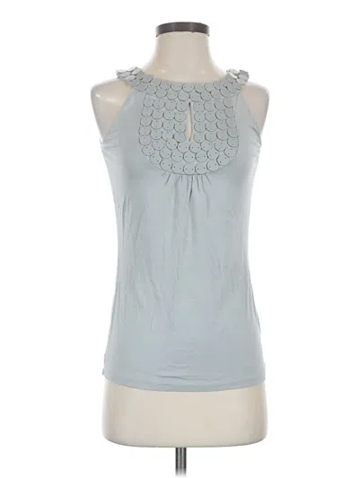 Pre-owned Bcbgmaxazria Sleeveless Blouse In Blue