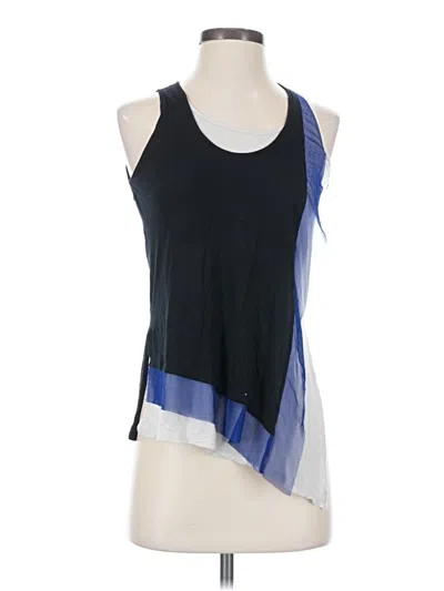Pre-owned Bcbgmaxazria Sleeveless Blouse In Blue