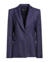 Bcbgmaxazria Woman Blazer Purple Size 2 Wool, Polyester