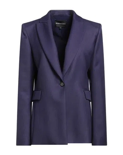 Bcbgmaxazria Woman Blazer Purple Size 10 Wool, Polyester