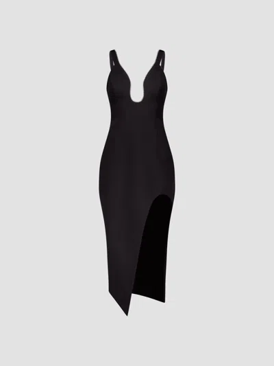Bcbgmaxazria Women's Embellished Sheath Midi-dress In Black