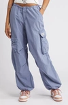 Bdg Urban Outfitters Cotton Cargo Joggers In Powder Blue