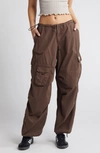 Bdg Urban Outfitters Cotton Cargo Joggers In Chocolate