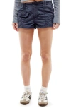 Bdg Urban Outfitters Y2k Cargo Shorts In Washed Black