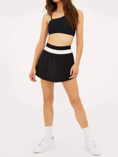 Beach Riot Coast Skirt In Black