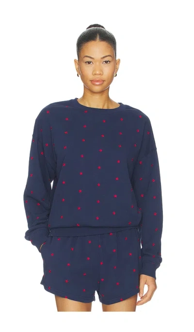Beach Riot Devyn Oversized Sweatshirt In Star Spangled