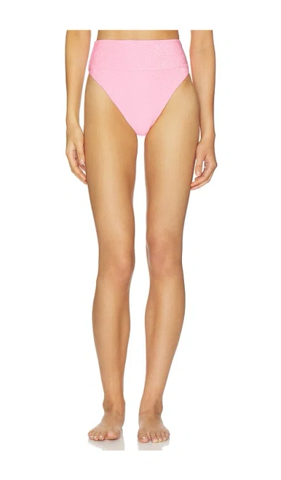 Beach Riot Highway Bikini Bottom In Shoreline Pink Shine