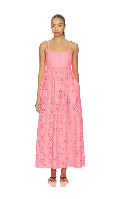Beach Riot Valory Maxi Dress In Seashell Pink