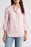 Beachlunchlounge Arlie Button-up Shirt In Pink Quartz