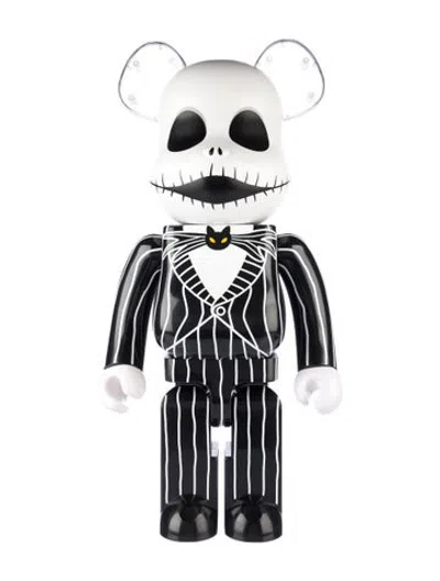 Pre-owned Bearbrick X Disney's 'the Nightmare Before Christmas: Jack Skellington' 1000% In Black