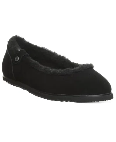 Bearpaw Women's Delphi Faux Fur Trim Ballet Flats In Multi