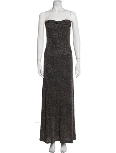Pre-owned Beaufille Nylon Long Dress W/ Tags In Black
